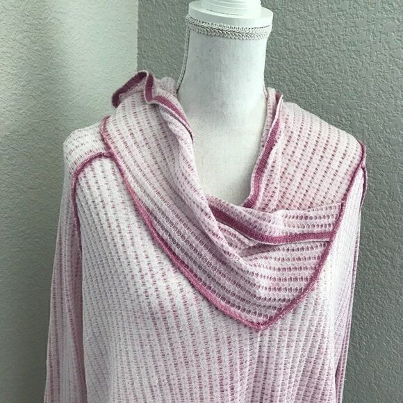 Free People Womens Pink Crop Sweater Size Small - Picture 3 of 8